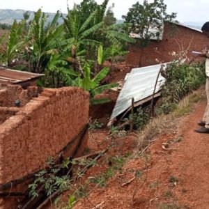 Verheerendes Unwetter in Gitega/Burundi